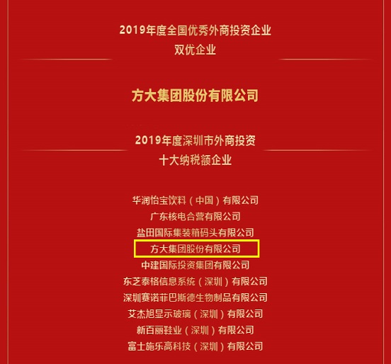 尊龙凯时集团荣获全国优秀外商投资企业年度评选两项殊荣